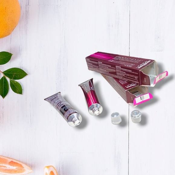 L'Oreal Professionnel DIARichesse 2 Tubes Ammonia-Free 4.62/4RV Amaryllis - Picture 11 of 16